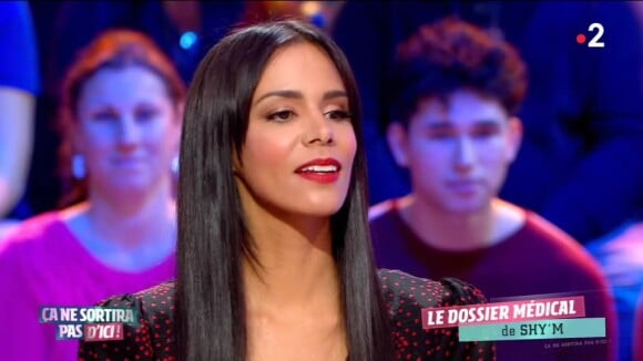 Shy'm explique pourquoi elle n'a pas gardé son prénom Tamara comme nom d'artiste, le 10 avril 2019 dans "Ça ne sortira pas d'ici" sur France 2.