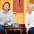 Exclusif - Pierre Palmade et Alex Lutz - Enregistrement de l'émission "On se refait Palmade" au Théâtre de Paris, diffusée le 16 juin sur France 3, le 22 mai 2017.