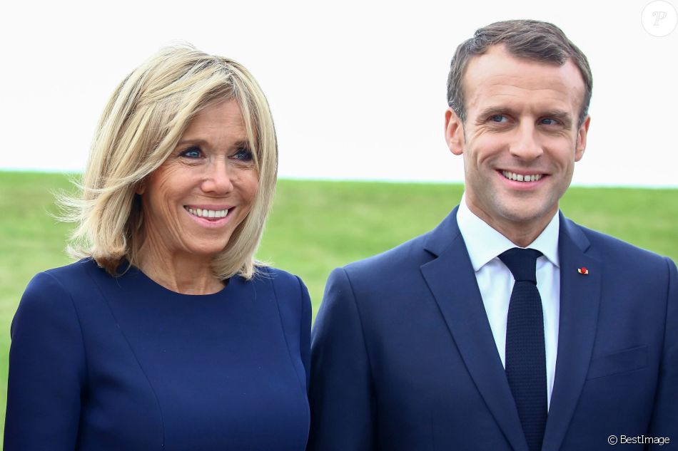 Le président Emmanuel Macron et sa femme Brigitte - Le ...