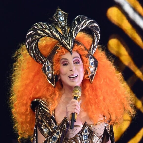 Cher en concert à Detroit le 12 février 2019.