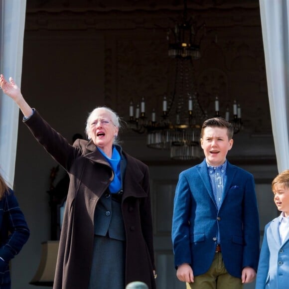 La reine Margrethe II de Danemark célébrait le 16 avril 2019 son 79e anniversaire au palais Marselisborg à Aarhus en compagnie du prince Frederik, de la princesse Mary et de leurs enfants le prince Christian, la princesse Isabella, le prince Vincent et la princesse Josephine, et en présence de plusieurs centaines de leurs compatriotes.