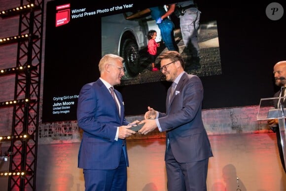 Le prince Constantijn des Pays-Bas lors de la cérémonie de remise des prix des "World Press Photo Awards 2019" à Amsterdam le 11 avril 2019
