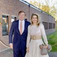 Le roi Willem-Alexander et la reine Maxima des Pays-Bas à Amersfoort le 15 avril 2019 pour le concert du Jour du Roi (27 avril).