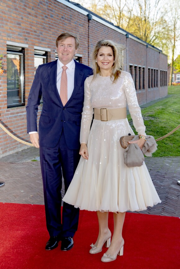 Le roi Willem-Alexander et la reine Maxima des Pays-Bas à Amersfoort le 15 avril 2019 pour le concert du Jour du Roi (27 avril).