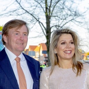 Le roi Willem-Alexander et la reine Maxima des Pays-Bas à Amersfoort le 15 avril 2019 pour le concert du Jour du Roi (27 avril).