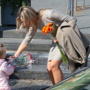 La reine Maxima des Pays-Bas arrive au congrès MeeleefGezin à Doorn le 16 avril 2019.