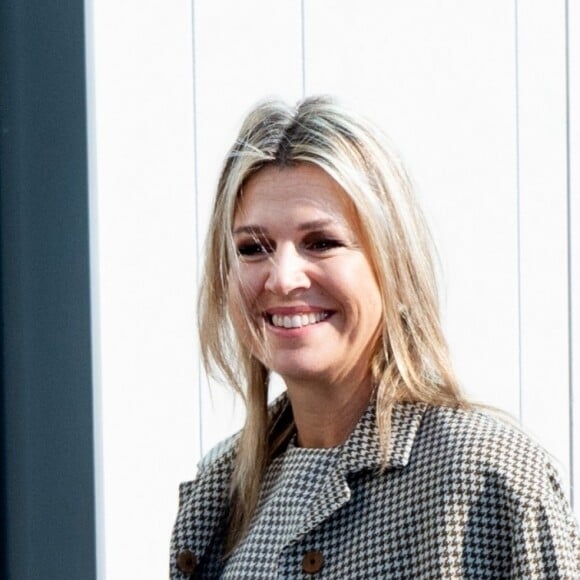 La reine Maxima des Pays-Bas arrive au congrès MeeleefGezin à Doorn le 16 avril 2019.