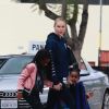 Exclusif - Charlize Theron avec ses enfants Jackson et August se rendent à la première du film Lego movie 2 à Hollywood le 1er février, 2019