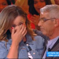 Chimène Badi tremblante et les larmes aux yeux : son papa lui fait une surprise