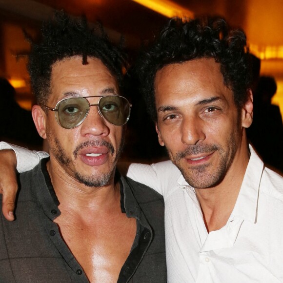 Joey Starr et Tomer Sisley - Soirée pour le lancement de l'application LOOX, première plateforme de réservations haut-de-gamme, qui regroupe l'ensemble des professionnels du bien-être, à la Maison du Caviar, à Paris, le 19 Avril 2019