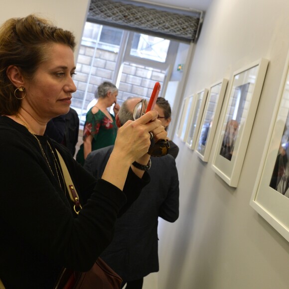 Exclusif - Emmanuelle Devos - A l'occasion de l'anniversaire de ses 70 ans, UniFrance s'associe à la Galerie Cinema pour présenter "French Icons", première rétrospective des photographies de Philippe R. Doumic (1927-2013) le 18 avril 2019. © Veeren/Bestimage