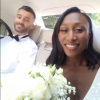 Siraba Dembélé, capitaine de l'équipe de France de handball, et Igor Pavlovic, photo Instagram. Le couple, ici lors de son mariage en juillet 2018, attend son premier enfant pour la fin de l'année 2019.