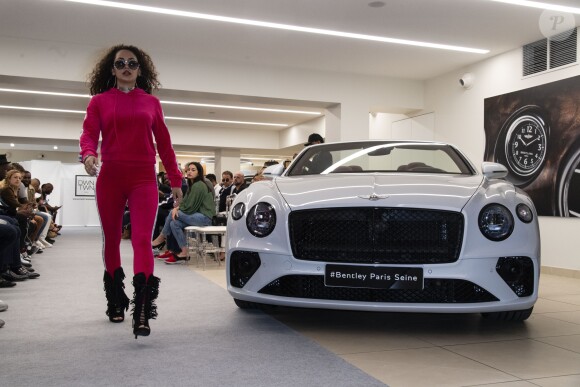 Exclusif - Présentation de la nouvelle collection de la marque DWN TWN par le créateur Dwen D. Corréa au concessionaire Bentley Paris Seine à Paris le 22 avril 2019. © Pierre Perusseau/Bestimage