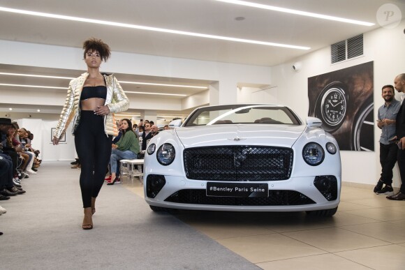 Exclusif - Présentation de la nouvelle collection de la marque DWN TWN par le créateur Dwen D. Corréa au concessionaire Bentley Paris Seine à Paris le 22 avril 2019. © Pierre Perusseau/Bestimage