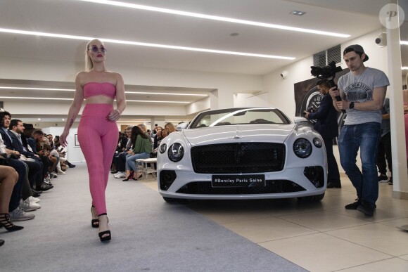 Exclusif - Présentation de la nouvelle collection de la marque DWN TWN par le créateur Dwen D. Corréa au concessionaire Bentley Paris Seine à Paris le 22 avril 2019. © Pierre Perusseau/Bestimage