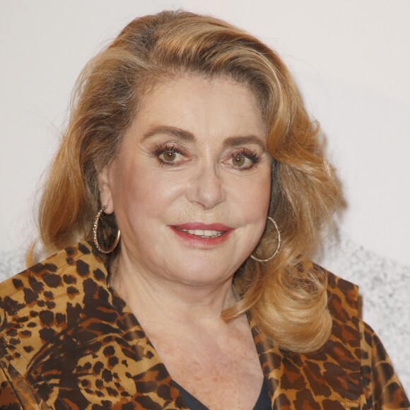 Catherine Deneuve lors de la soirée de lancement du Best-Seller "Le retour du jeune prince" d'A.G. Roemmers à l'Atelier des Lumières à Paris, France, le 10 avril 2019. © Christophe Aubert via Bestimage