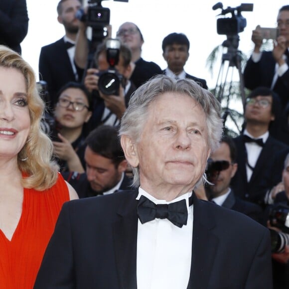 Catherine Deneuve, Roman Polanski - Montée des marches du film de la Soirée 70e Anniversaire lors du 70e Festival International du Film de Cannes. Le 23 mai 2017. © Borde-Jacovides-Moreau/Bestimage