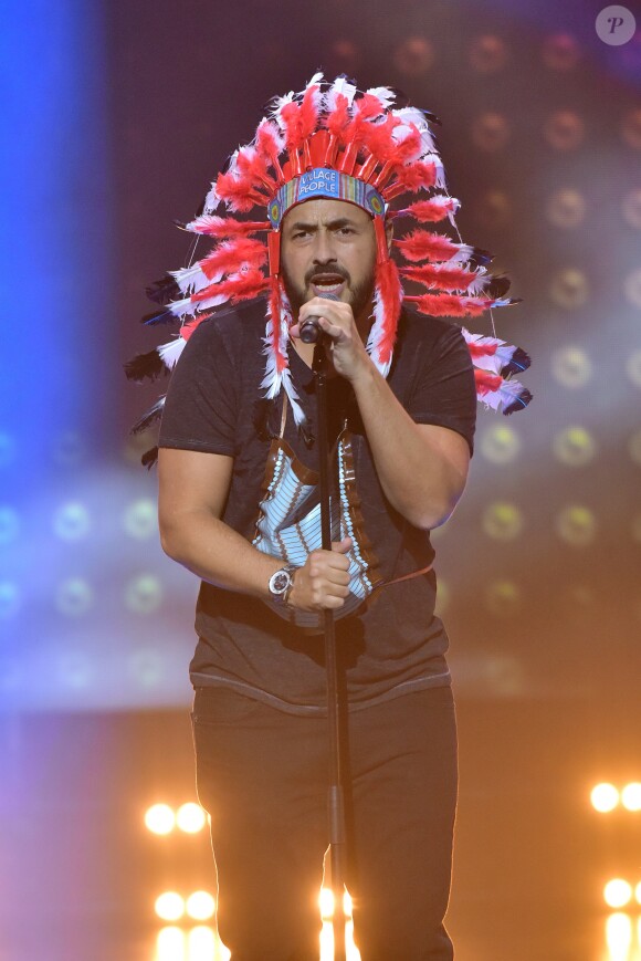 Exclusif - Moundir - Enregistrement de l'émission "Tout Le Monde Chante Contre Le Cancer, Les Stars Relèvent Le Défi" au Palais Des Congrès à Paris, qui sera diffusée le 1er janvier 2018 à 21h sur W9. Le 5 décembre 2017. © Gorassini-Moreau / Bestimage