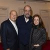 Exclusif - Marc Ladreit de Lacharrière, Eric Dupond-Moretti et sa compagne Isabelle Boulay - Eric Dupond-Moretti à la barre au théâtre de la Madeleine à Paris le 22 janvier 2019. © Pierre Perusseau/Bestimage