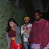 Kim Kardashian et son mari Kanye West - Les célébrités arrivent à la soirée d'anniversaire de Travis Scott aux Cinepolis Luxury Cinemas à Thousand Oaks. Le 25 avril 2019.