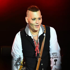 Johnny Depp - Le groupe Hollywood Vampires en concert à Moscou. Le 28 mai 2018 © Persona Stars / Zuma Press / Bestimage 28/05/2018 - Moscou