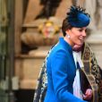 Kate Catherine Middleton, duchesse de Cambridge - La famille royale d'Angleterre en l'abbaye de Westminster à Londres pour le service commémoratif de l'ANZAC Day. Le 25 avril 2019