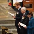 Le prince Harry, duc de Sussex, le duc Richard de Gloucester et Kate Catherine Middleton, duchesse de Cambridge - La famille royale d'Angleterre en l'abbaye de Westminster à Londres pour le service commémoratif de l'ANZAC Day. Le 25 avril 2019