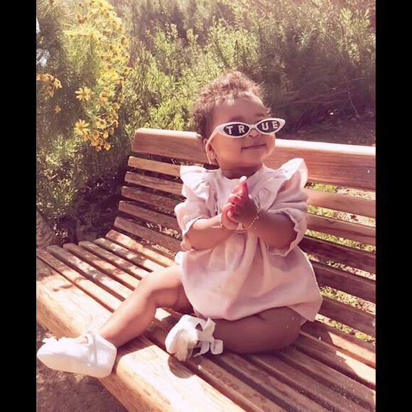 True Thompson, la fille de Khloé Kardashian et Tristan Thompson. Mars 2019.