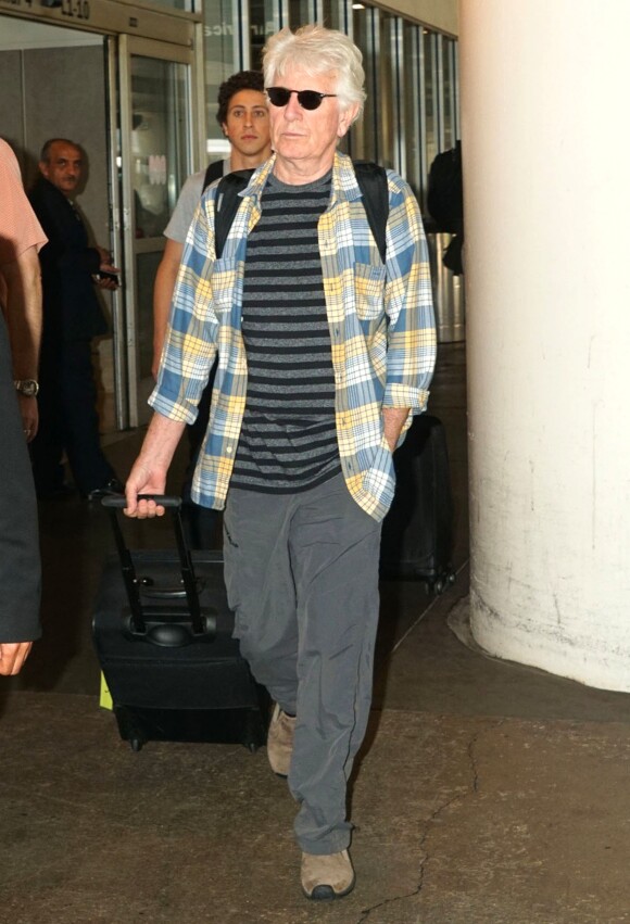 Graham Nash, chanteur du groupe "Crosby, Stills & Nash", arrive à l'aéroport de LAX à Los Angeles, le 30 aout 2014.