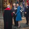 Le prince Harry, duc de Sussexet Catherine (Kate) Middleton, duchesse de Cambridge - La famille royale d'Angleterre en l'abbaye de Westminster à Londres pour le service commémoratif de l'Anzac Day. Londres, le 25 avril 2019.