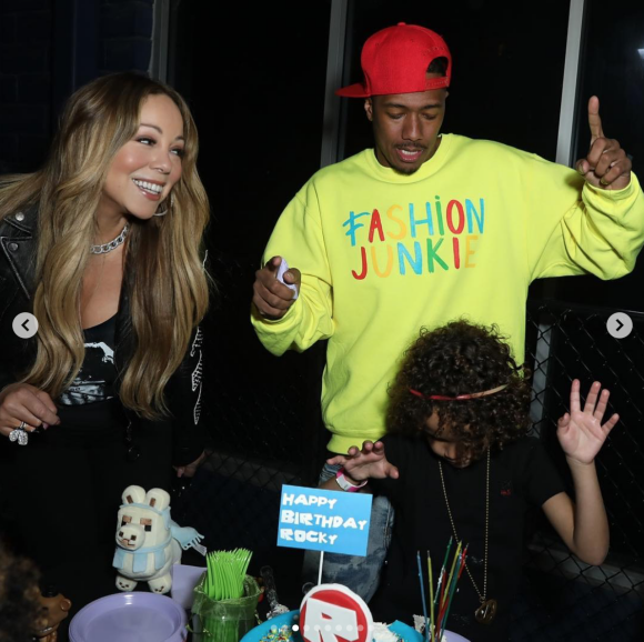 Moroccan et Monroe, les jumeaux de Mariah Carey et Nick Cannon, ont fêté leurs 8 ans. Avril 2019.