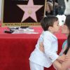 Lucy Liu et son fils Rockwell Lloyd - Lucy Liu reçoit son étoile sur le Walk Of Fame dans le quartier de Hollywood à Los Angeles. Révélée par son rôle dans la série Ally McBeal, elle est également célèbre pour son interprétation du Dr Joan Watson dans la série policière Elementary. Le 1er mai 2019