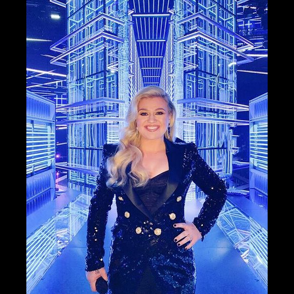 Kelly Clarkson a présenté la cérémonie des Billboard Music Awards 2019. Las Vegas, le 1er mai 2019.