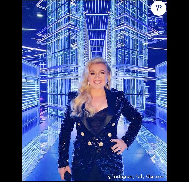 Kelly Clarkson a présenté la cérémonie des Billboard Music Awards 2019. Las Vegas, le 1er mai 2019.
