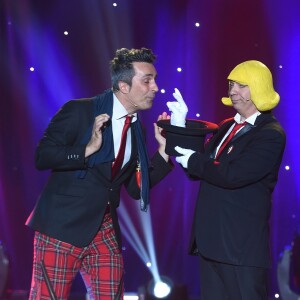 Exclusif - Lucchettino Clowns (Italie) - Enregistrement de la 202ème et dernière émission "Le plus grand cabaret du monde" présentée par P.Sébastien et diffusée le samedi 4 mai sur France 2. Le 16 octobre 2018 © Giancarlo Gorassini / Bestimage