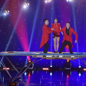 Exclusif - Cucumbers (Ukraine) Cucumbers (Ukraine) - Enregistrement de la 202ème et dernière émission "Le plus grand cabaret du monde" présentée par P.Sébastien et diffusée le samedi 4 mai sur France 2. Le 16 octobre 2018 © Giancarlo Gorassini / Bestimage