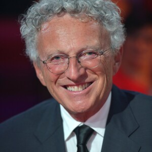 Exclusif - Nelson Monfort - Enregistrement de la 202ème et dernière émission "Le plus grand cabaret du monde" présentée par P.Sébastien et diffusée le samedi 4 mai sur France 2. Le 16 octobre 2018 © Giancarlo Gorassini / Bestimage