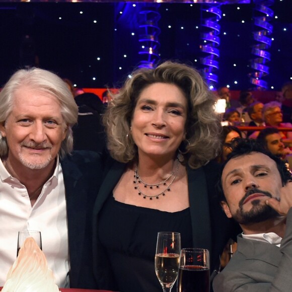 Exclusif - Bruno Guillon, Amanda Scott, Patrick Sébastien, Marie-Ange Nardi et Willy Rovelli - Enregistrement de la 202ème et dernière émission "Le plus grand cabaret du monde" présentée par P.Sébastien et diffusée le samedi 4 mai sur France 2. Le 16 octobre 2018 © Giancarlo Gorassini / Bestimage