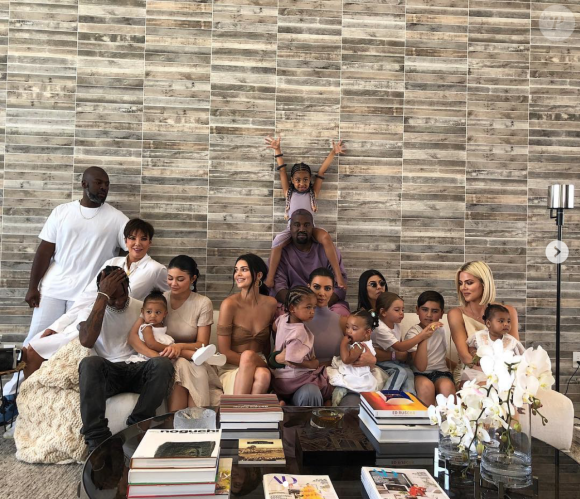 La famille Kardashian au grand complet. Avril 2019.