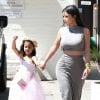 Exclusif - Kim Kardashian et sa fille North à Sherman Oaks. Le 30 mars 2019.