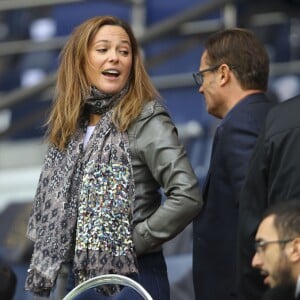 Sandrine Quétier - People au match de Ligue 1 entre le Psg contre l'OGC Nice au Parc des Princes à Paris le 4 mai 2019.