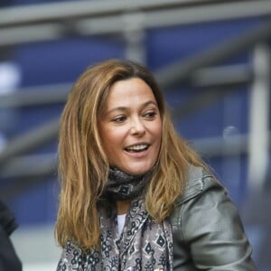 Sandrine Quétier - People au match de Ligue 1 entre le Psg contre l'OGC Nice au Parc des Princes à Paris le 4 mai 2019.