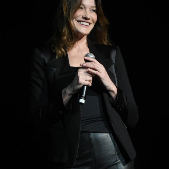 Carla Bruni-Sarkozy - 14ème Gala de la Fondation pour la recherche sur Alzheimer à l' Olympia à Paris le 18 mars 2019. © Coadic Guirec/Bestimage