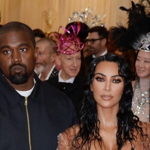 Kim Kardashian et Kanye West - Arrivées des people à la 71ème édition du MET Gala (Met Ball, Costume Institute Benefit) sur le thème "Camp: Notes on Fashion" au Metropolitan Museum of Art à New York, le 6 mai 2019