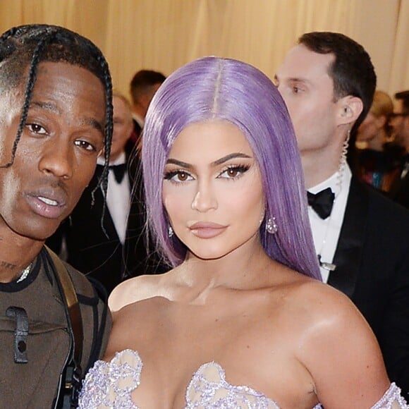 Kylie Jenner et son compagnon Travis Scott - Arrivées des people à la 71ème édition du MET Gala (Met Ball, Costume Institute Benefit) sur le thème "Camp: Notes on Fashion" au Metropolitan Museum of Art à New York, le 6 mai 2019