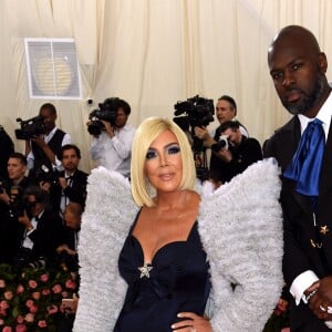 Kris Jenner et Corey Gamble - Arrivées des people à la 71ème édition du MET Gala (Met Ball, Costume Institute Benefit) sur le thème "Camp: Notes on Fashion" au Metropolitan Museum of Art à New York, le 6 mai 2019.