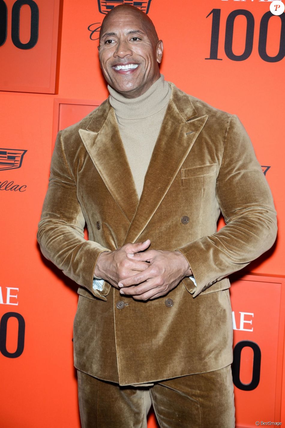 Dwayne Johnson - People Au Photocall Du Time 100 Gala 2019 à New York ...