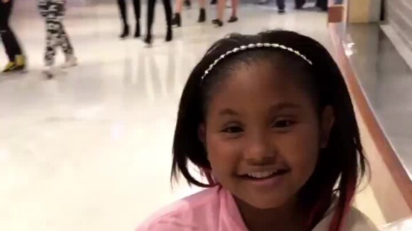 M. Pokora au concert d'Ariana Grande au Staples Center de Los Angeles le 7 mai 2019,  avec Violet, la fille de Christina Milian.