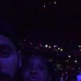M. Pokora au concert d'Ariana Grande au Staples Center de Los Angeles le 7 mai 2019,  avec Violet, la fille de Christina Milian.