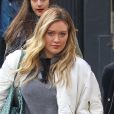 Exclusif - Hilary Duff fait du shopping à New York, le 30 avril 2019.